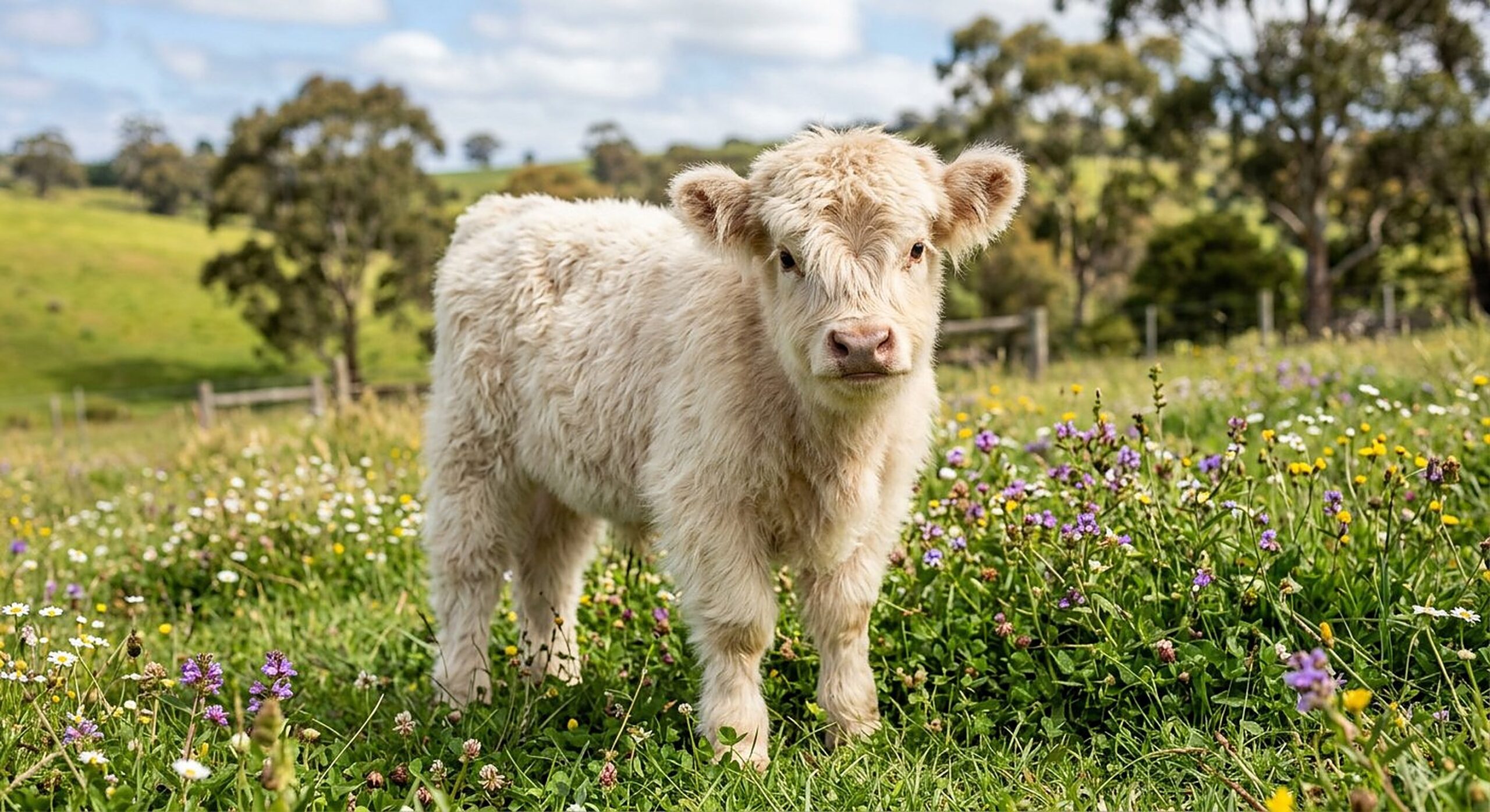 miniature highland calf faq australia — a miniature Highland calf at Mossvale Highland Ranch (illustrative photo)